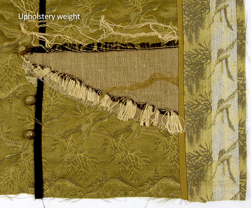 Upholstery weight fabric