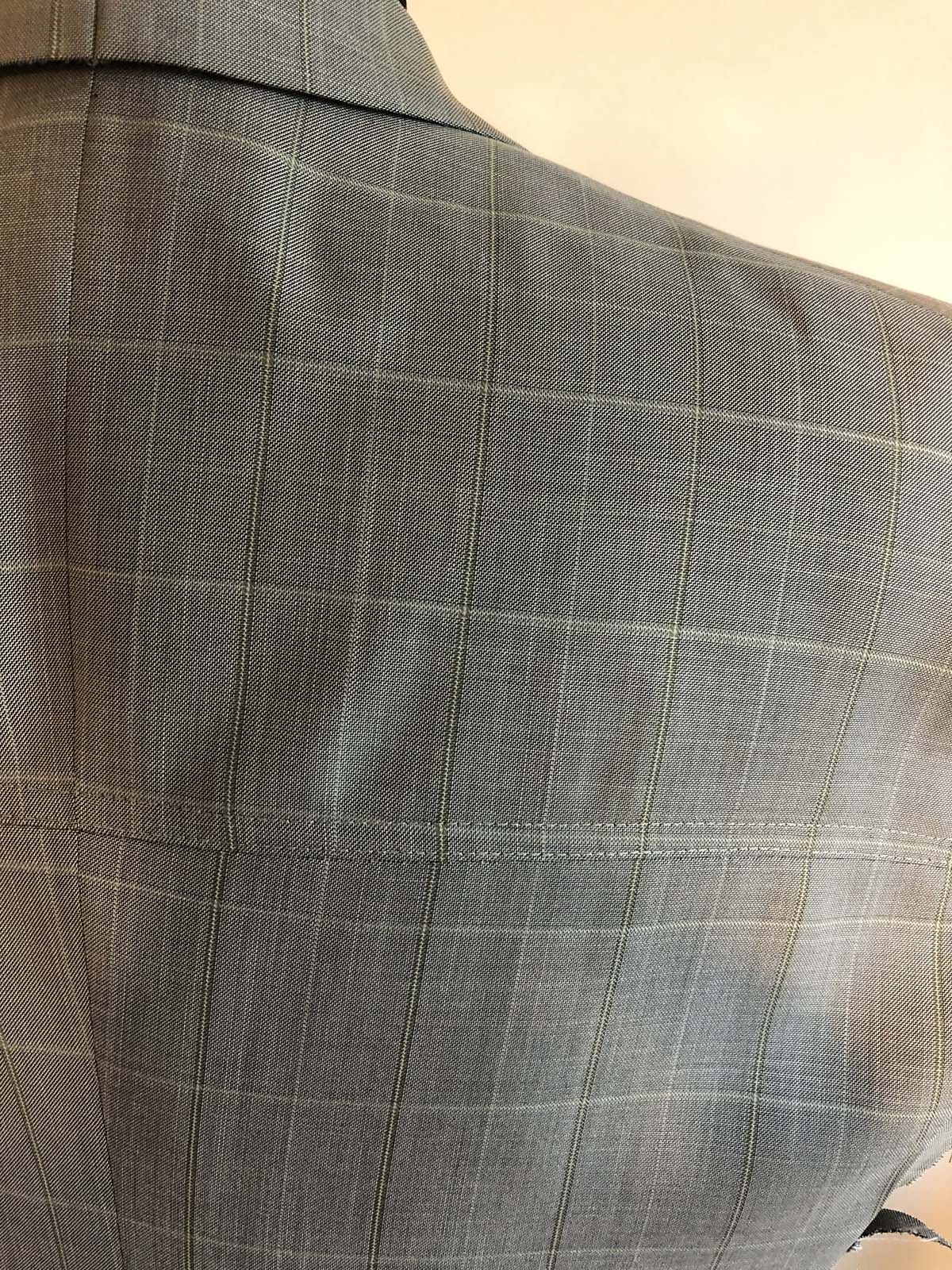 Close-up of new yoke