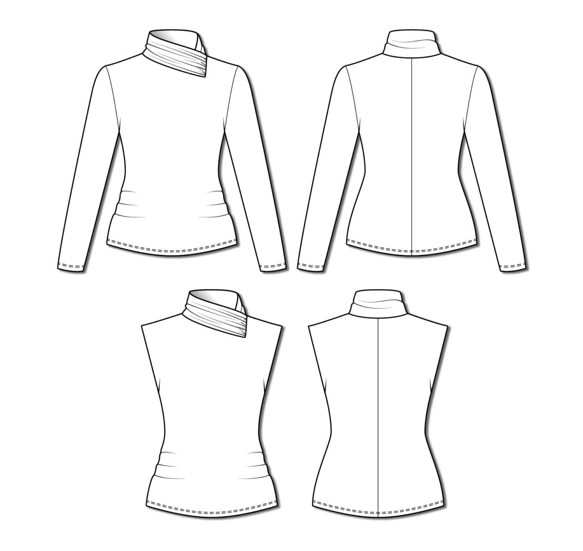Lore Piar, Leia Top Line Art