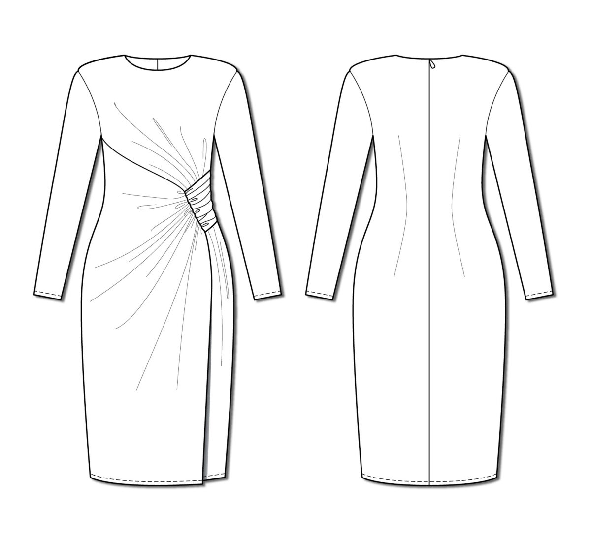 Vogue 1981 Line Art