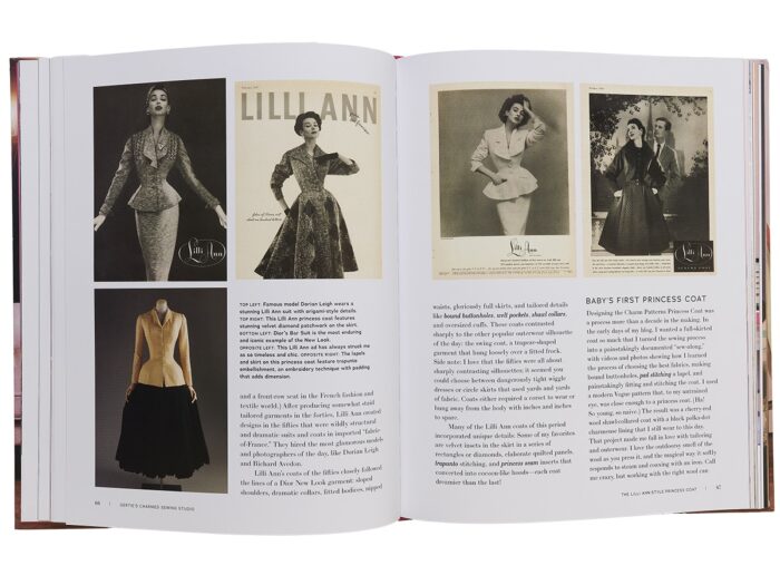 Page highlighting Lilli Ann, from the Gretchen Hirsch book, Gertie's Charmed Sewing Studio