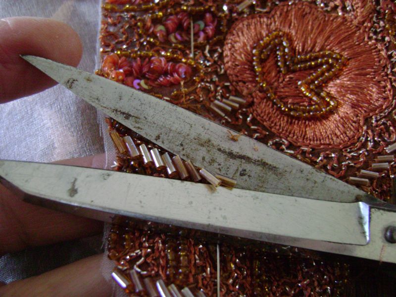 working with embellished fabrics