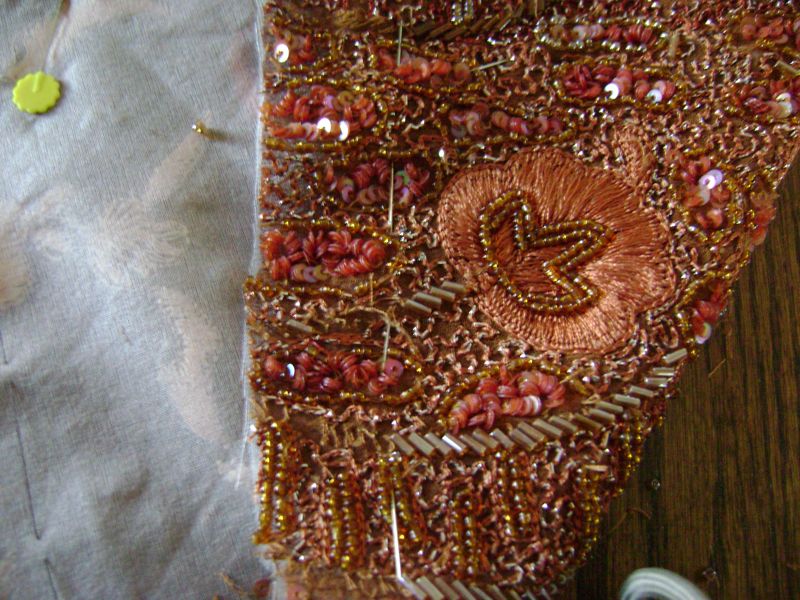 working with embellished fabrics