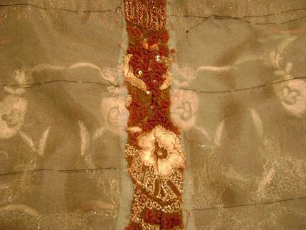 working with embellished fabrics