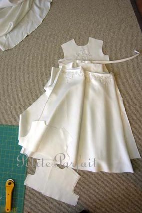 Gorgeous Wedding Gowns transformed to Heirloom Christening Gowns Threads