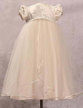 christening dress from wedding dress