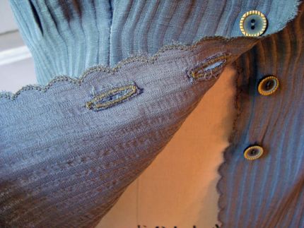 A Tip for Reinforcing Buttonholes and Buttons
