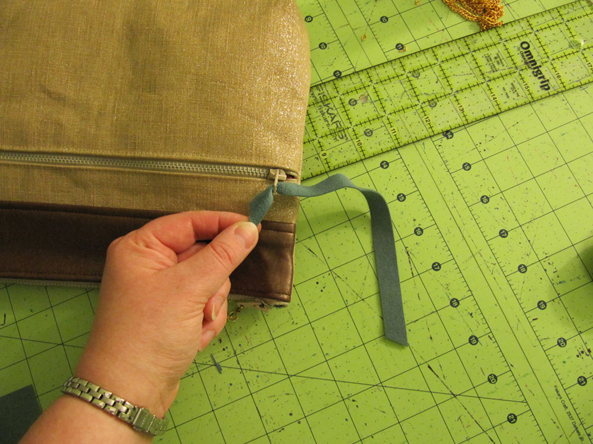 Suede Tassel Step 2