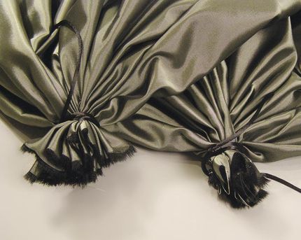 2 1. Fold your two-yard length of fabric