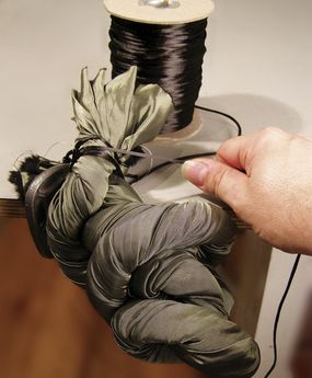 2. Twist the tube ends
