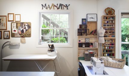 Mary Ray's sewing room