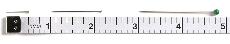 Sewing Pin Size Chart