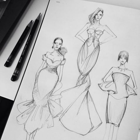 Dress Design  Drawing Skill