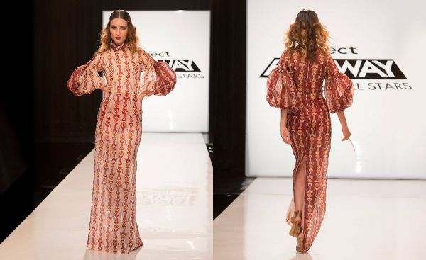 Michelle's high-fashion look