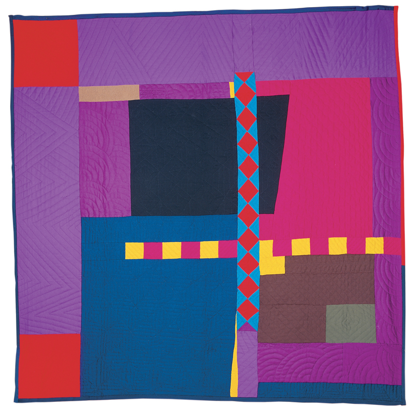 Finished freehand quilt