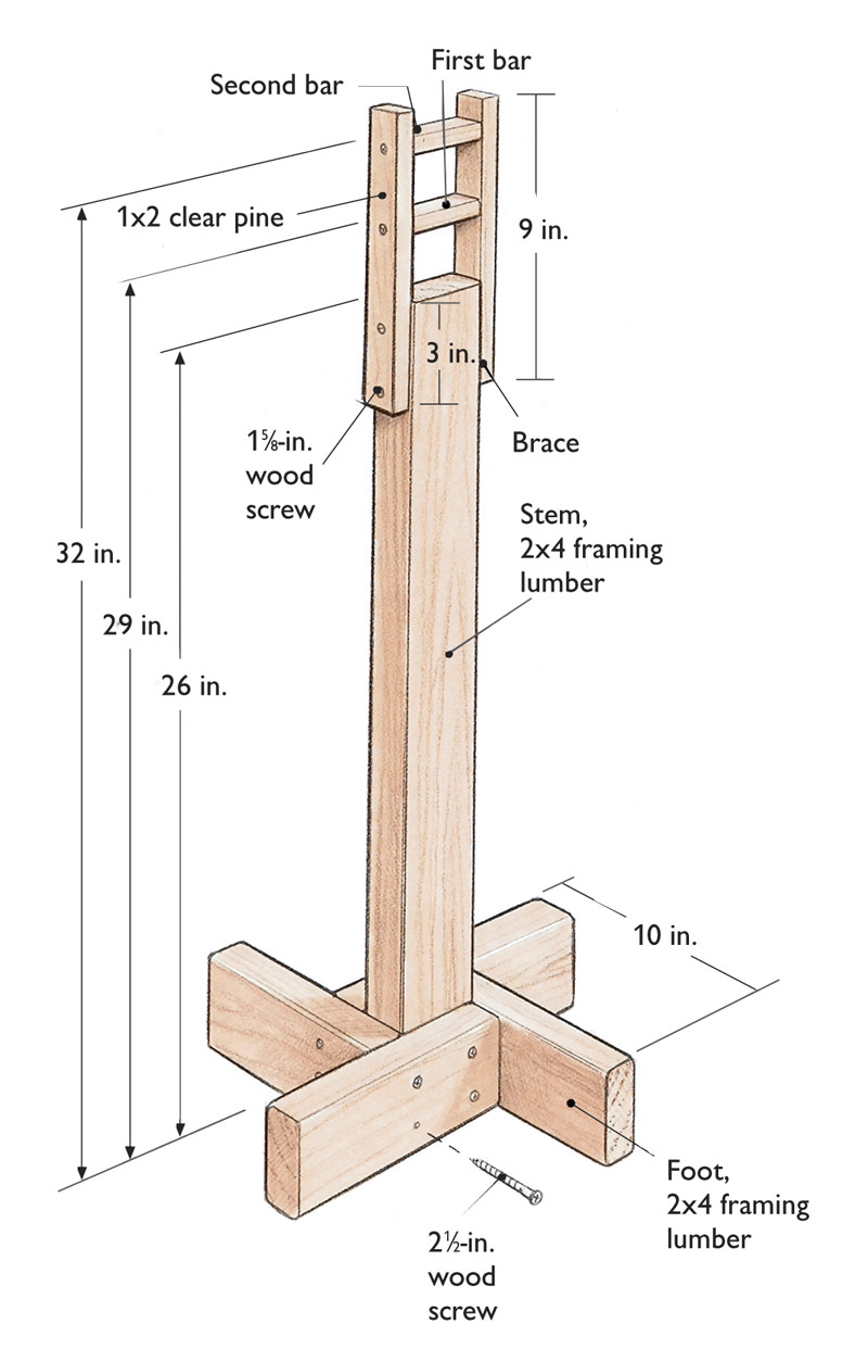 Assemble stands
