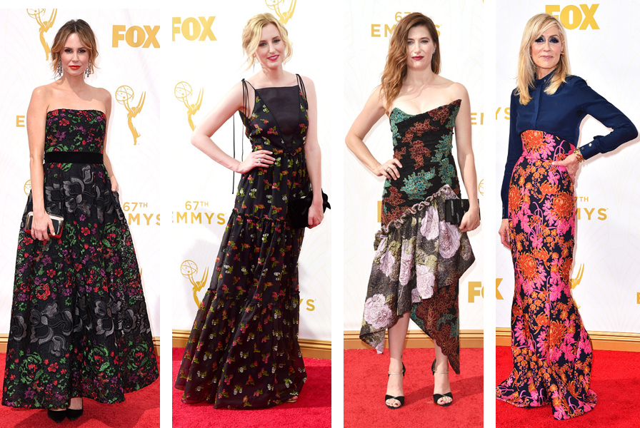 2015 emmy awards fashion red carpet