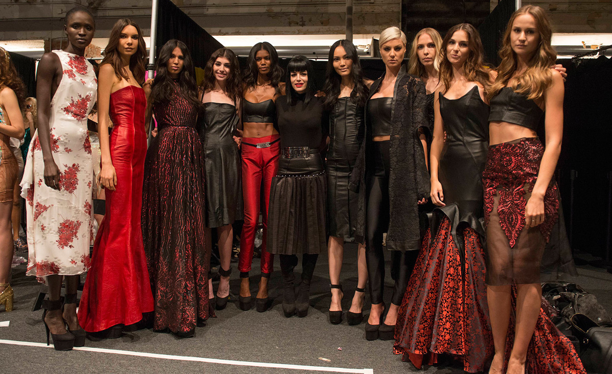 project runway candice cuoco with models