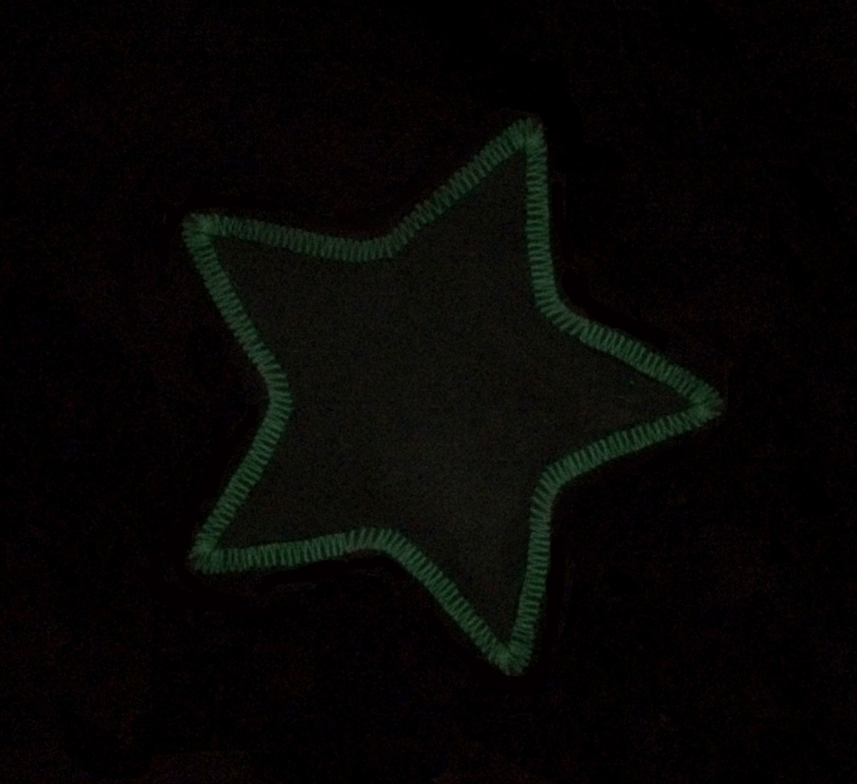 Appliquéd fabric star