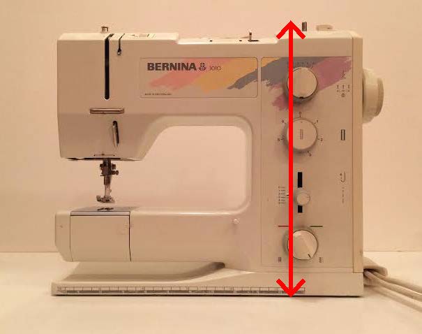 Sewing machine length