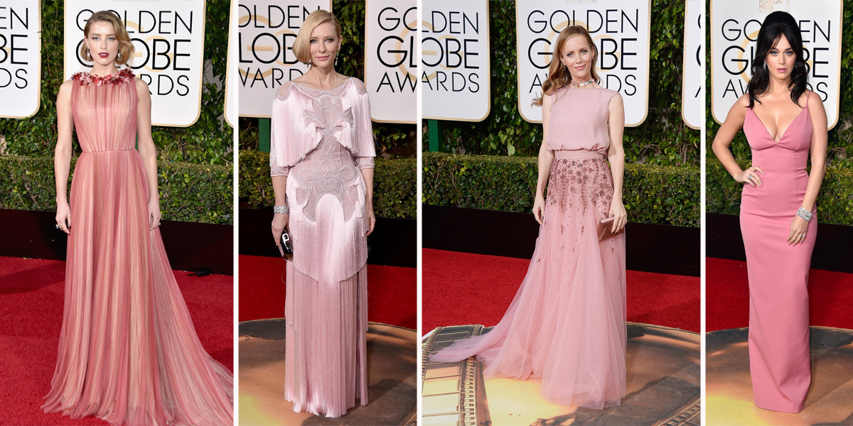 golden globes 2016 fashion trend blush pink