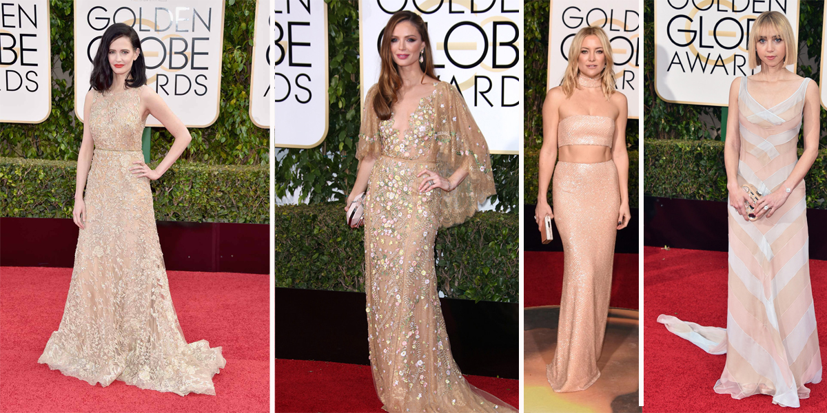 Golden Globes 2016 nude gowns