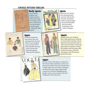 Vintage pattern timeline