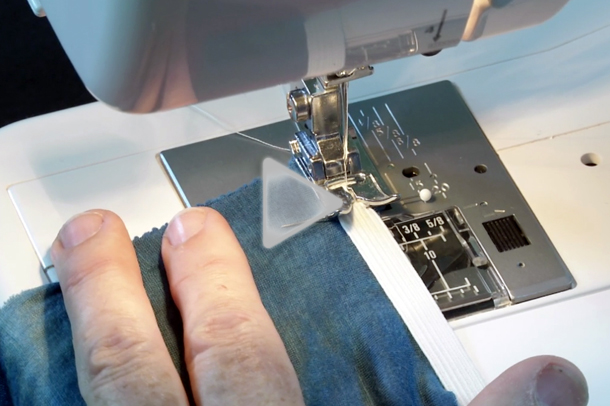 waistband without casing