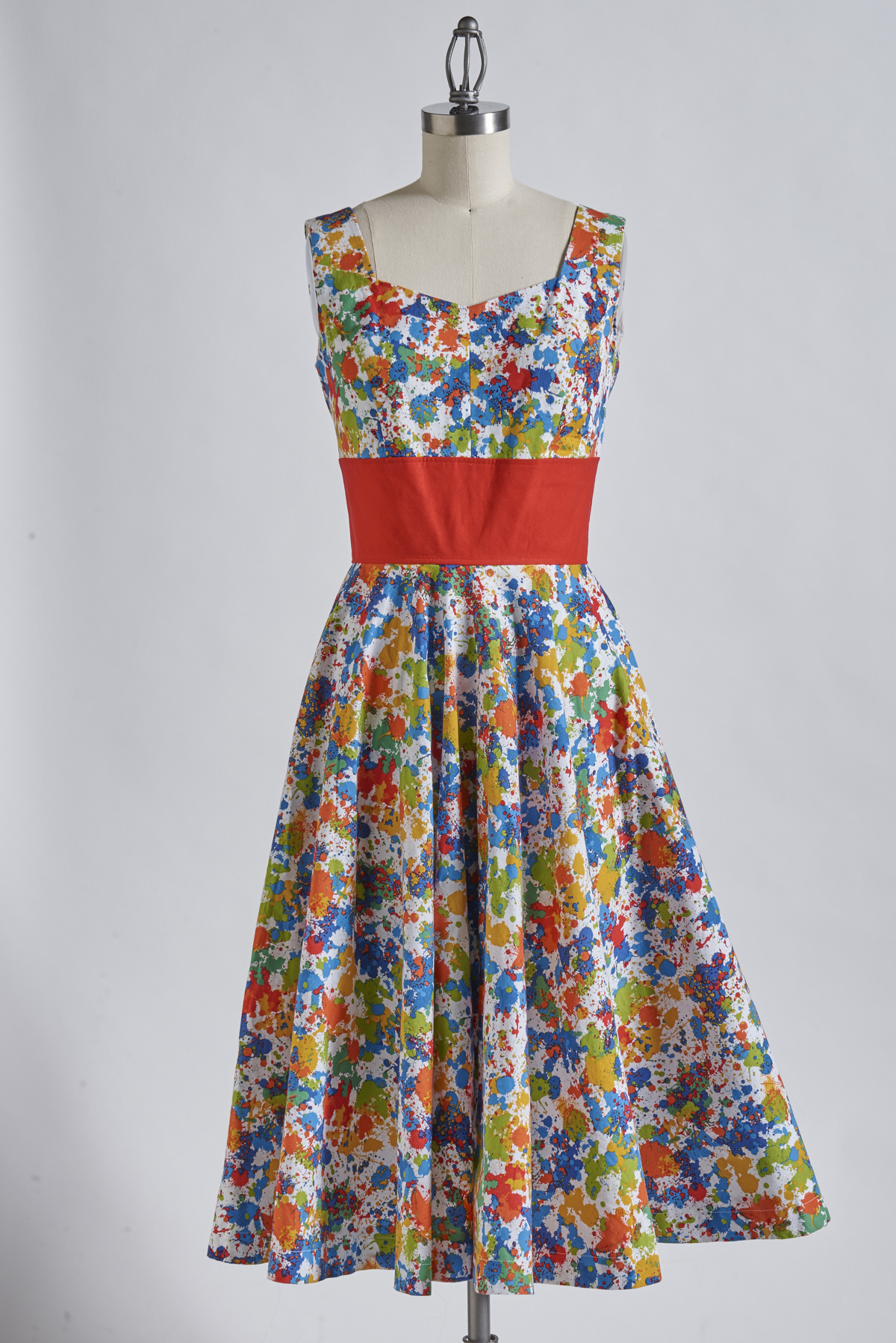 paint splatter dress
