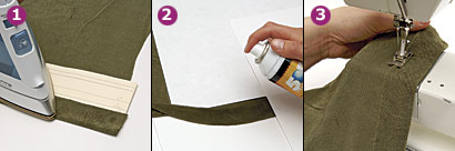 Bulk-free hem