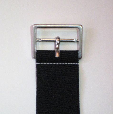 Stitch close to the buckle