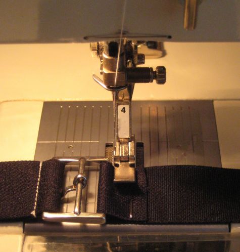 Stitch the second end Stitch the second end