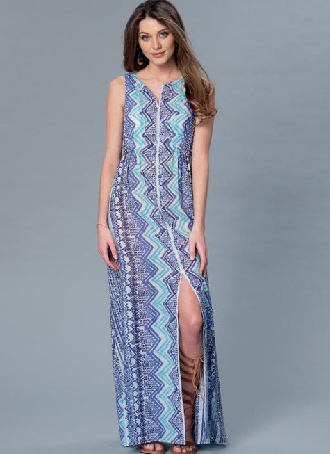 a line maxi dress pattern
