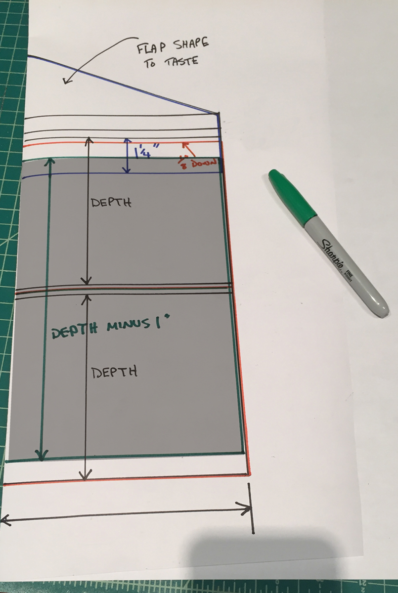 patternwork envelope clutch