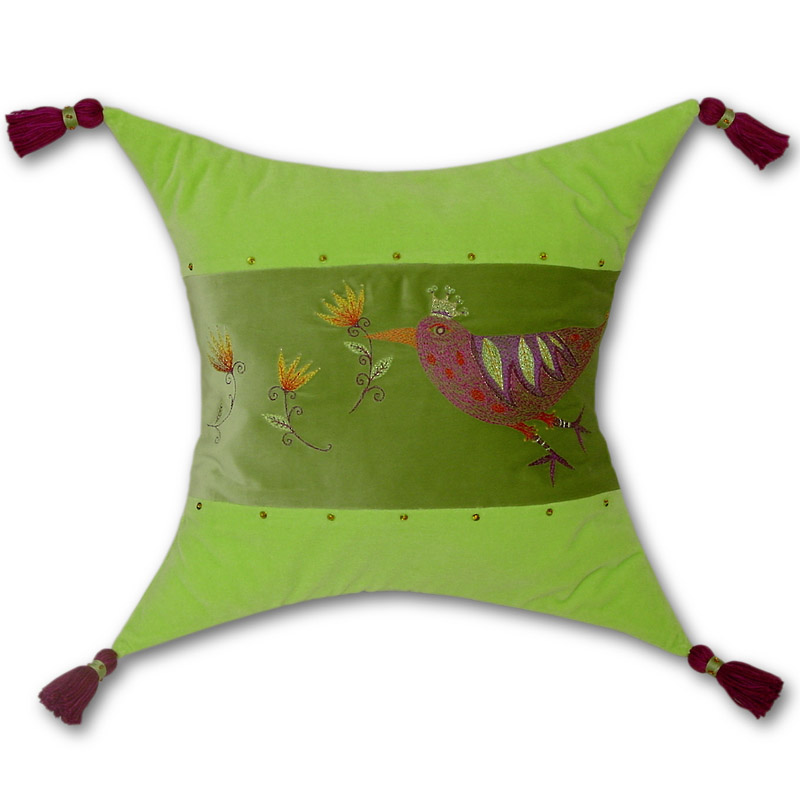 Funky Square with Bird