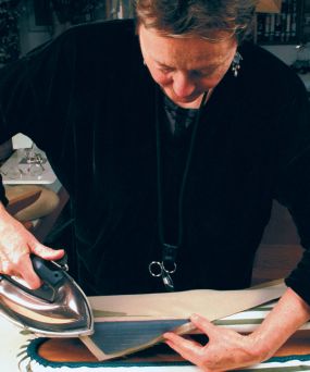 Shaping the lapels