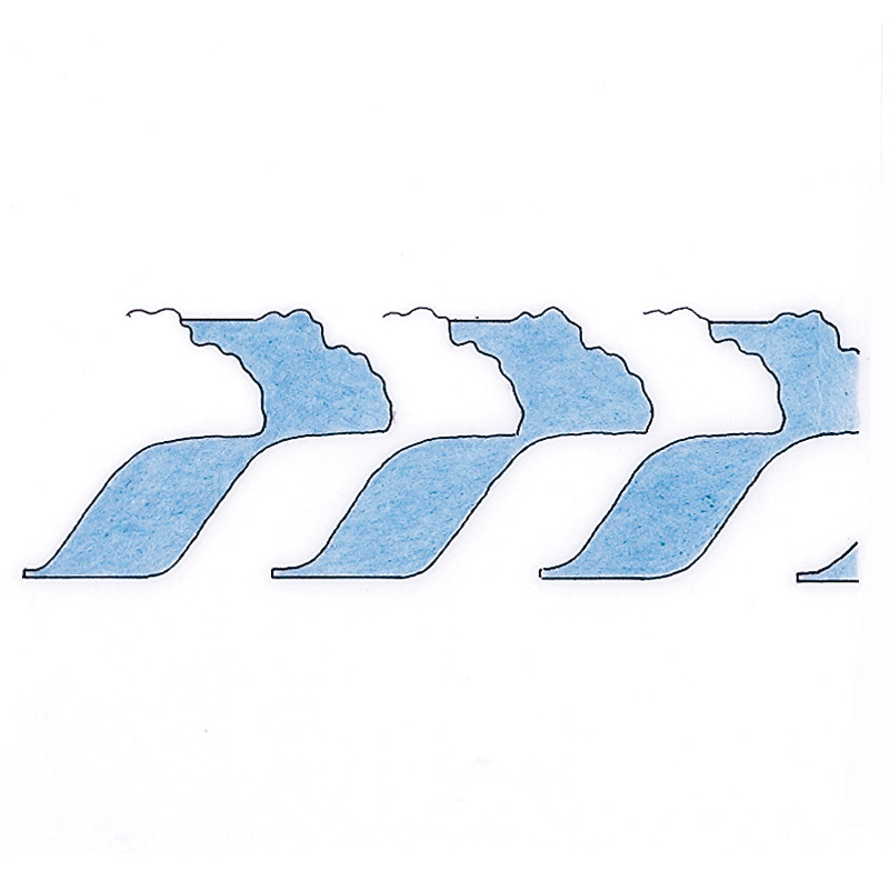 Translated outlines create stripes