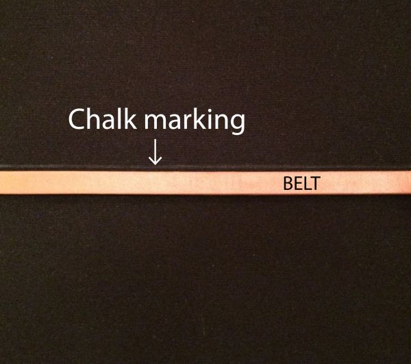 Mark the waistline
