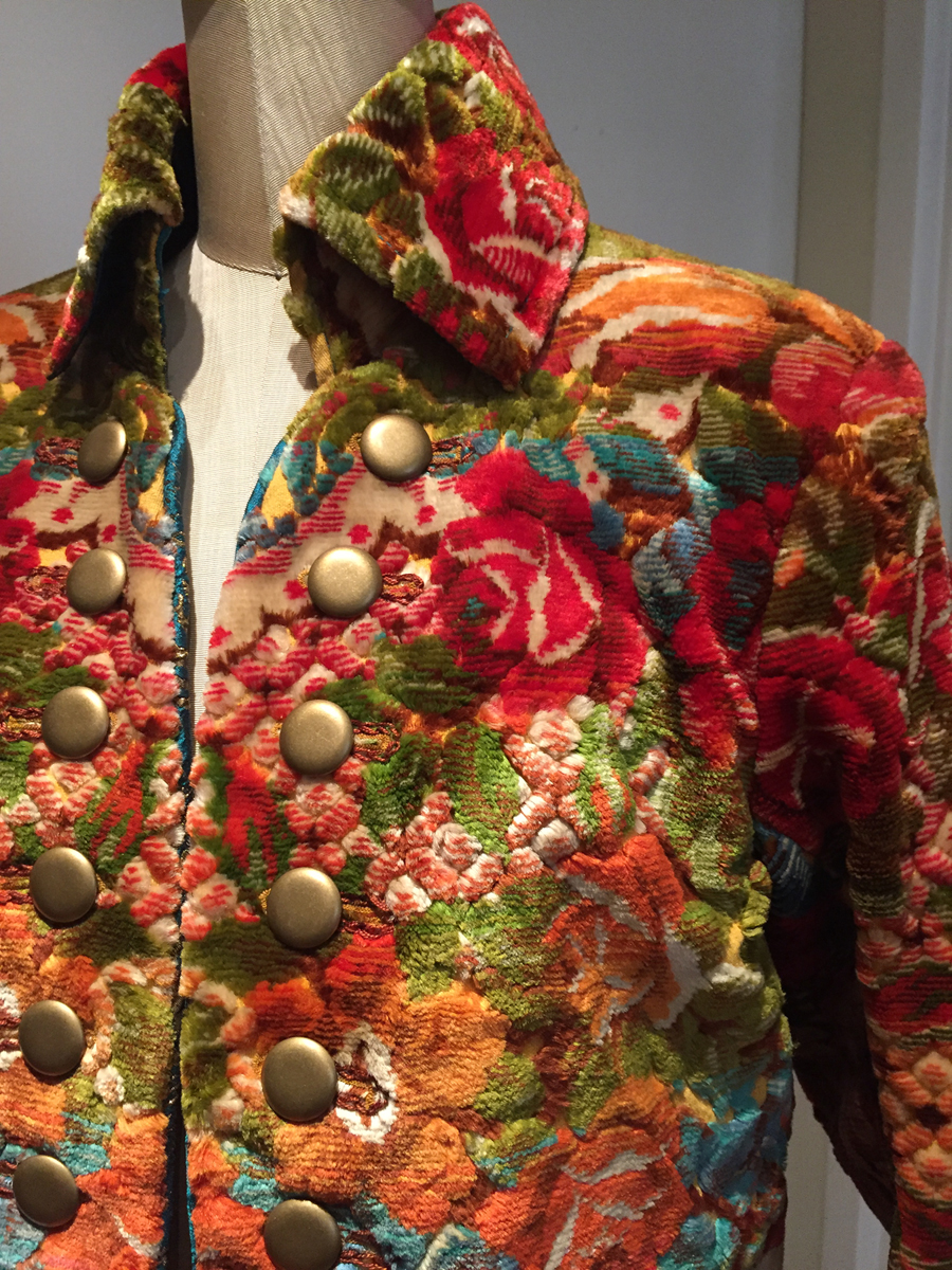 how to sew a cut-velvet frock coat