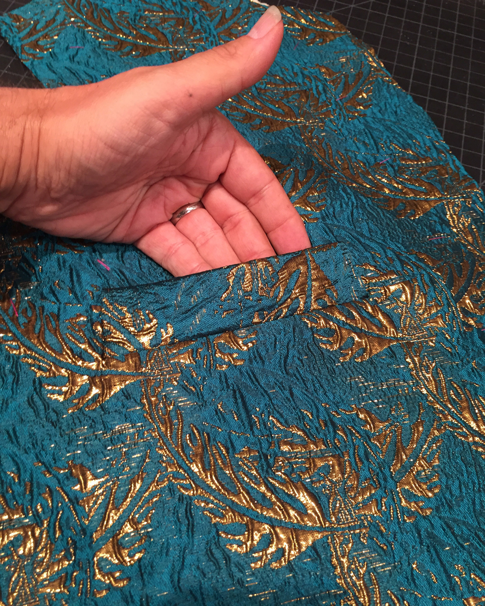 how to sew a cut-velvet frock coat