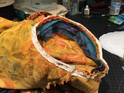 how to sew a cut-velvet frock coat