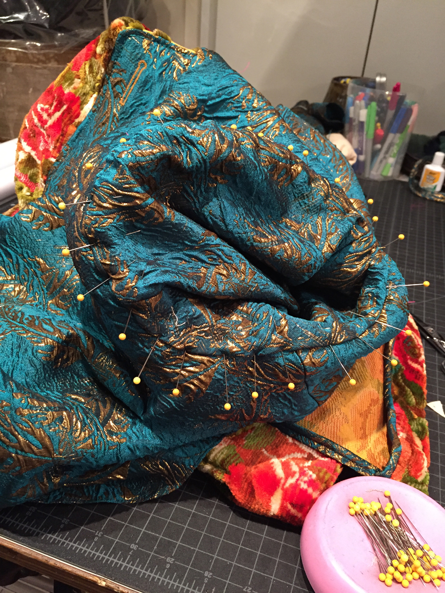 how to sew a cut-velvet frock coat