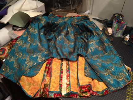how to sew a cut-velvet frock coat