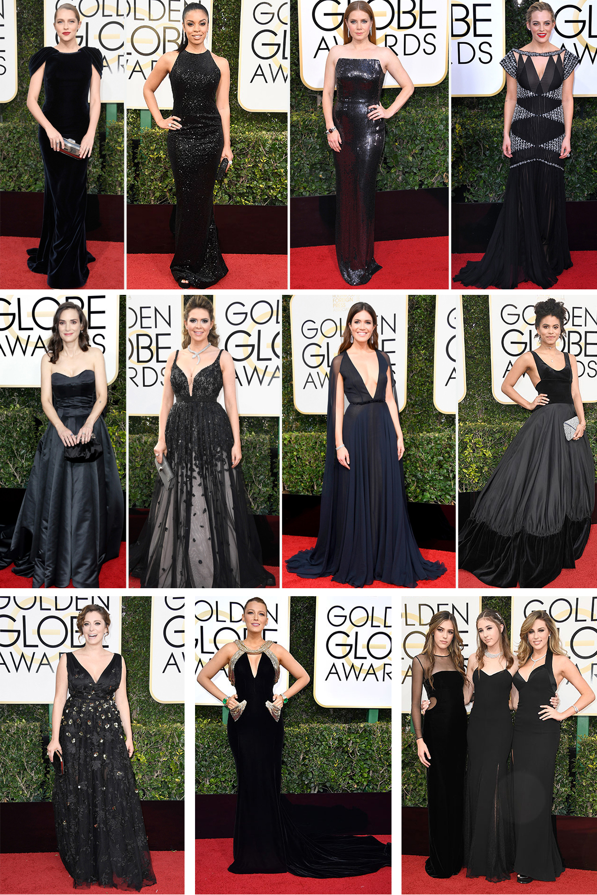 2017 golden globes red carpet trends