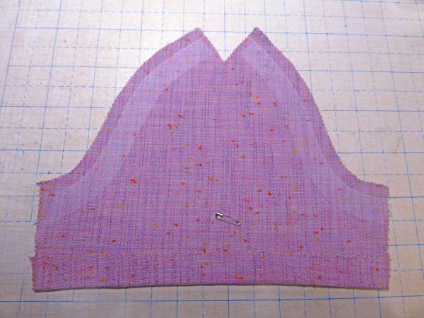 adjusting the sleeves for embellishment