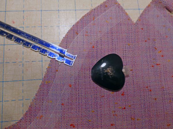 adjusting the sleeves for embellishment