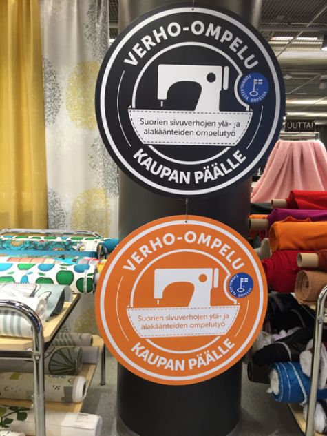 Eurokangas curtain sewing promotion