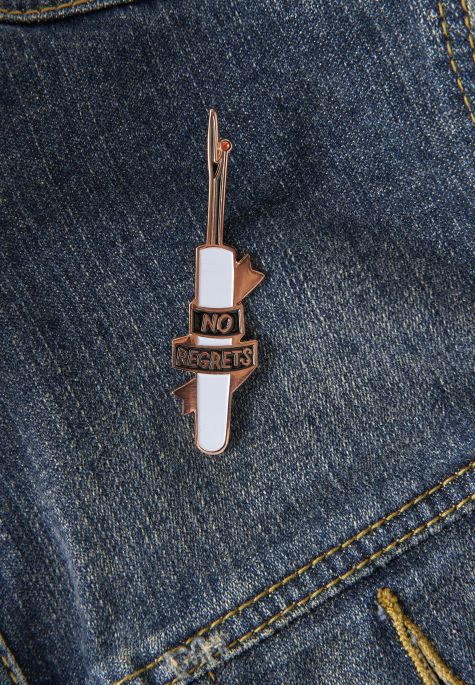 close up of pin