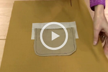 sew a single-welt pocket