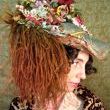 Late Victorian Pinchback Hat ca. 1898